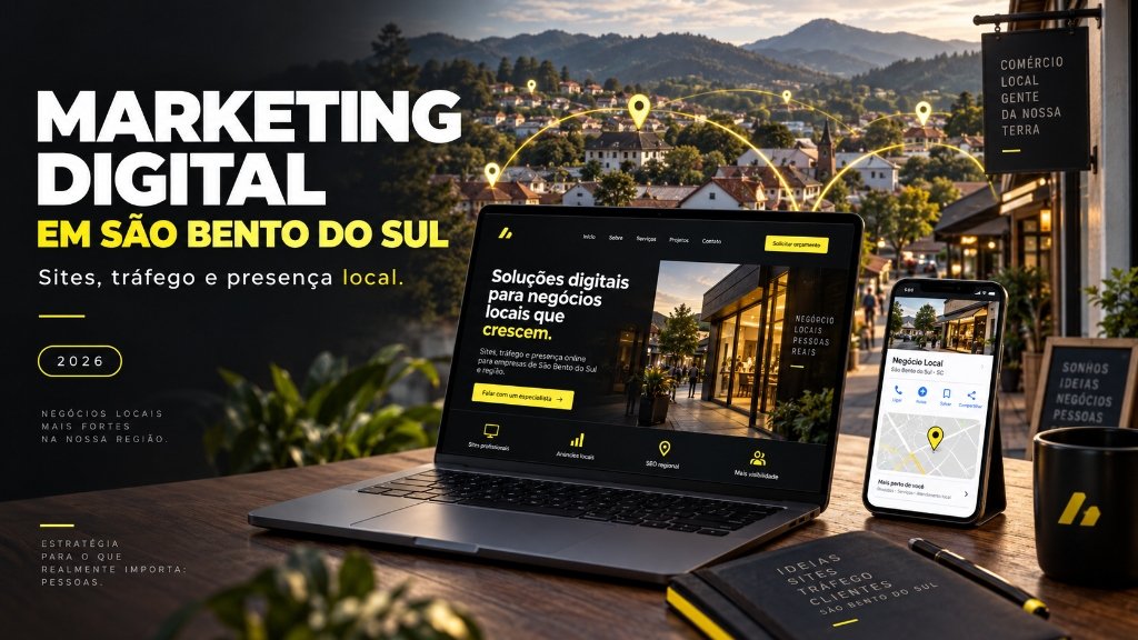 Marketing Digital e Criação de Sites em São Bento do Sul