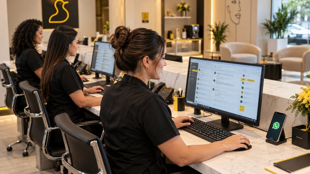 Várias Recepcionistas e um Só Celular